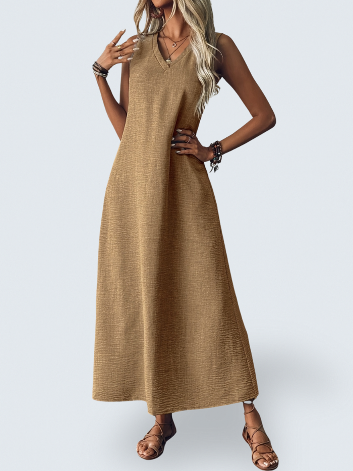 Clara | Sleeveless Maxi Dress