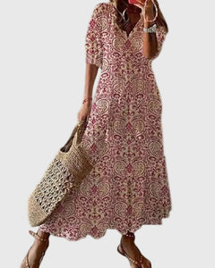 Amalia | Boho Vintage Summer Maxi Dress