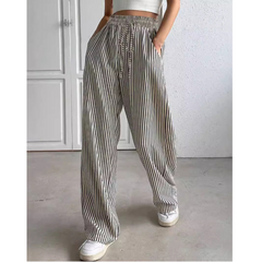 BAYLEEZ™ – Simple Summer Striped Relaxed Fit Bottoms