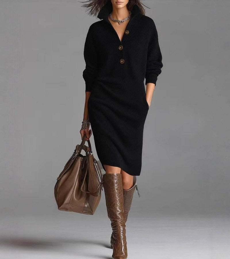 Amelia™ – Cosy Knitted Dress