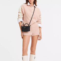 Mini Leather Bag - White