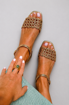 Aurora | Golden Sandals Summer Enchantment1