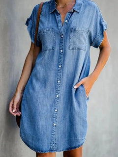 Charlotte™ | Casual Chic Denim Dress