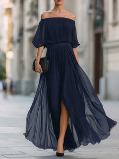 Vivienne™ | Timeless Chiffon Dress