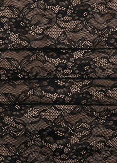 Selene Noir Lace Maxi Dress