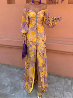 bonnie FLORAL MAXI DRESS