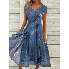 Naomi | V-neck Midi Dress