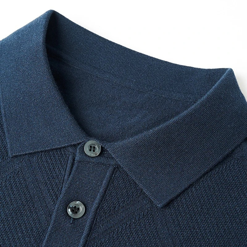 Atlas | Diamond Knit Polo