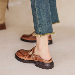 Mattea | Elegant Mary Janes Made Of Leather