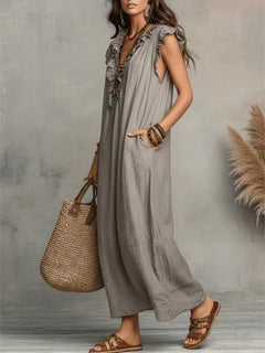 Camellia Bohemian Maxi Dress