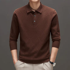 Atlas | Diamond Knit Polo